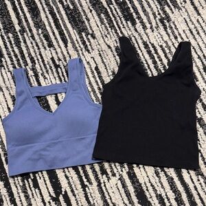 Women’s blue and black tank top bundle